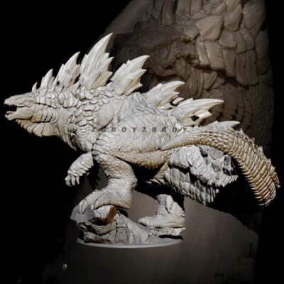 H/65mm resin bust figure model Monster Godzilla unassembled Unpainted-image