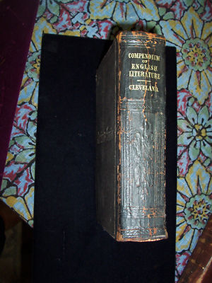 COMPENDIUM OF ENGLISH LITERATURE,1871 CLEVELAND BOOK-image