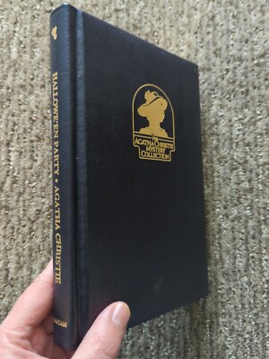 Hallowe'en Party Agatha Christie Mystery Collection Deluxe Leather Rare-image
