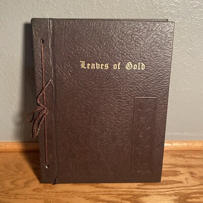 Vintage Leaves of Gold, An Anthology of Prayers Memorable Phrases 1948 HC-image