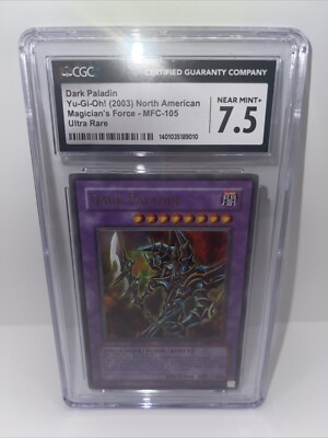 CGC 7.5 Dark Paladin Corrected Art Yu-Gi-Oh! Magician’s Force Unlimited MFC-105-image