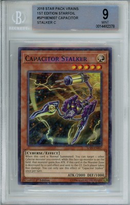 Yugioh Capacitor Stalker SP18-EN007 1st Edition BGS 9-image
