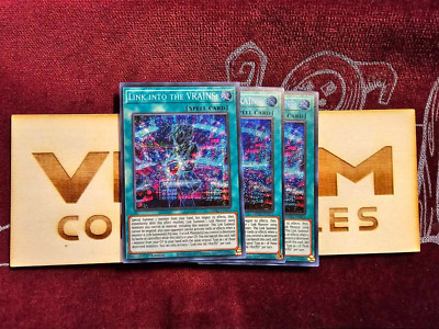 3x (M/NM) Link Into the Vrains! - Prismatic Secret Rare - 1st Ed MP22-EN271-image