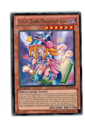 TOON DARK MAGICIAN GIRL LCYW-EN111 1st EDITION RARE YUGIOH TCG LP-image