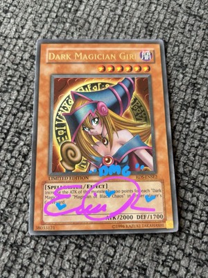 Erica Schroeder Signed Dark Magician Girl RDS-ENSE2 Rise of Destiny DMG Auto LP-image