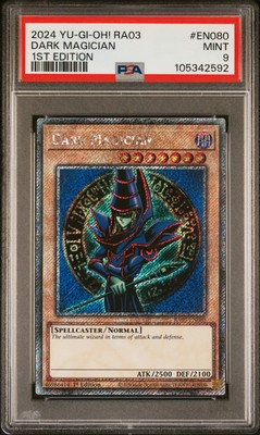 2024 YU-GI-OH! QUARTER CENTURY BONANZA 1ST EDITION #EN080 DARK MAGICIAN PSA 9-image