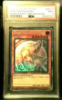 Dark Magician Girl - GFP2-EN177 - 1st Edition - Ghost Rare - PSA 9 - Yu-Gi-Oh!-image
