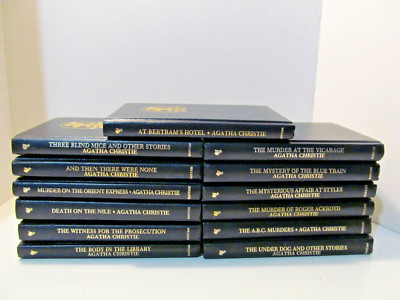 Agatha Christie Mystery Collection Lot of 13 (Bantam) Leatherette Hardcover-image