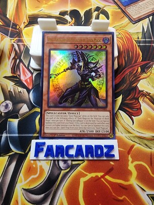 Yugioh! Dark Magician the Magician of Black Magic-INFO-EN006-Ultra Rare-(VLP/NM)-image
