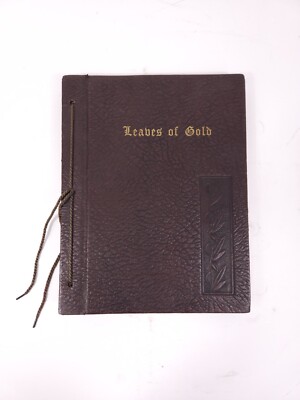 Vtg Leaves of Gold An Anthology of Prayers Memorable Phrases Verse & Prose-image