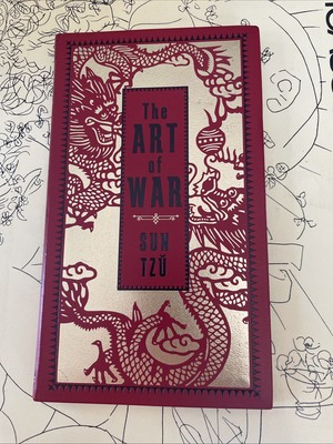 ❤️THE ART OF WAR by Sun Tzu Pocket Size 7” x 4” Leather Bound BRAND NEW-image
