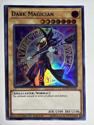 Dark Magician - DUPO-EN101 Ultra Rare NM Yugioh Card Limited NM-image