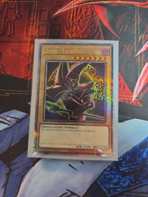 Dark Magician (Arkana) Quarter Century Secret Rare RA04-EN106 1st Ed MINT Yugioh-image