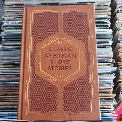 Classic American Short Stories Leatherbound Gilt Edge Alcott Melville Irving-image