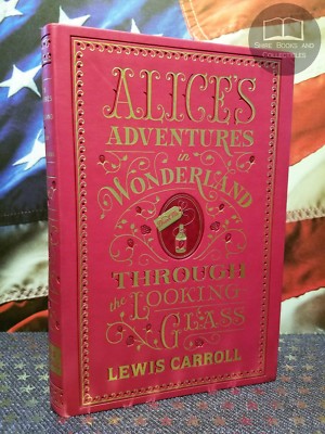 NEW Alice in Wonderland & Through the Looking-Glass Softcover Bonded Leather-image