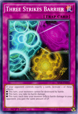 3x Three Strikes Barrier - SP18-EN045 - Common - 1st Edition SP18 - Star Pack VR-image
