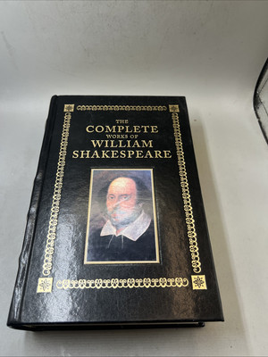 The Complete Works of William Shakespeare Hardcover Barnes and Noble Collectible-image
