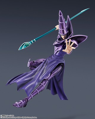 Bandai Yu-Gi-Oh! S.H.MonsterArts Dark Magician Action Figure-image