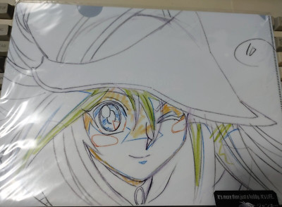 Yu-Gi-Oh Cel Print Design File Dark Magician Girl Yugioh Japan Release-image
