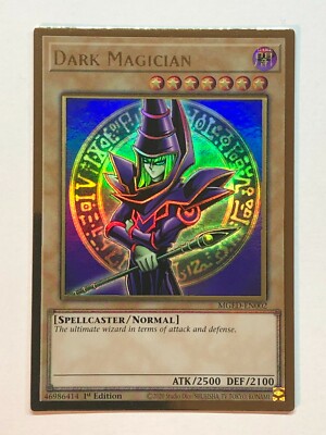 Yugioh Maximum Gold: El Dorado Dark Magician MGED-EN002 Gold Rare NM/M-image