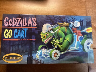 POLAR LIGHTS 1:25 SCALE GODZILLA’S GO CART  PLASTIC MODEL KIT NEW IN BOX-image