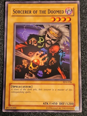 Yu-Gi-Oh TCG Sorcerer Of The Doomed SDY-038 Unlimited Regular Common Card NM-image
