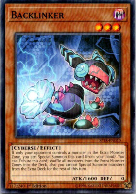 Backlinker SP18-EN010 Yu-Gi-Oh! Light Play 1st Edition -image