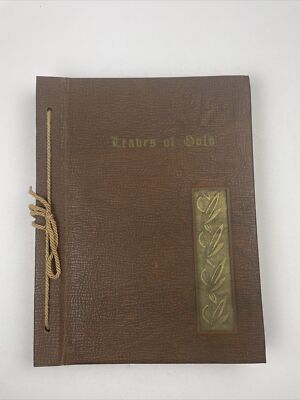 Vintage 1948 Leaves Of Gold In Anthology Of Memorable Phrases Inspirational Pray-image