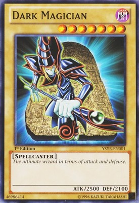 Dark Magician - YSYR-EN001 - Common - 1st Edition - Moderately Played-image