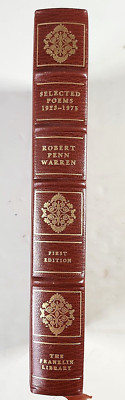 Selected Poems 1923-1975: Robert Warren. Franklin Library. Ltd. Ed. 1st Ed. 1976-image