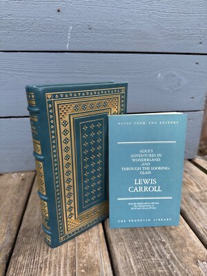 Franklin Library: LEWIS CARROLL: ALICE And THROUGH THE LOOKING GLASS-image