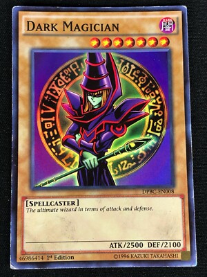 YUGIOH DARK MAGICIAN DPBC-EN008 1ST SUPER (MP)-image