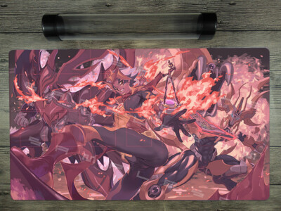 Ygomat VRAINS Yusaku Fujiki Master Rule 4 Card Zones TCG Custom Playmat FreeTube-image