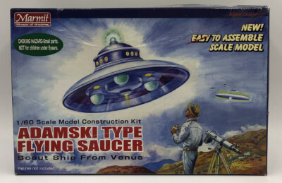 Rare ~ Marmit Adamsky Type Flying Saucer Model Kit ~ Japan 2003-image