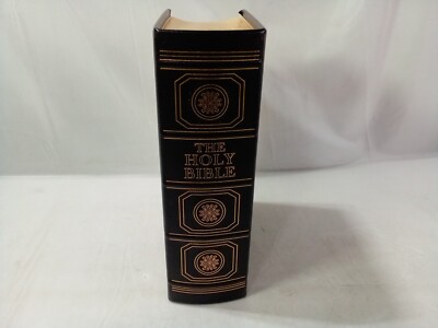 Easton Press The Holy Bible Large Leather Bound Book, King James Version-image