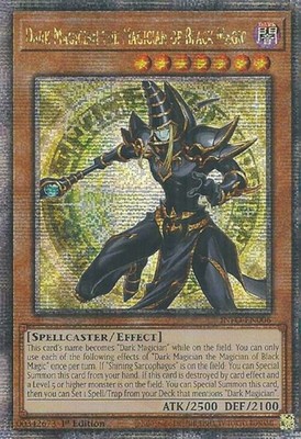 Yugioh! Dark Magician the Magician of Black Magic - INFO-EN006 - Quarter Century-image