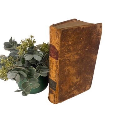 1823 Thomas Scott Bible Old New Testaments Vol 2, Leather Bound, Ruth to Esther,-image