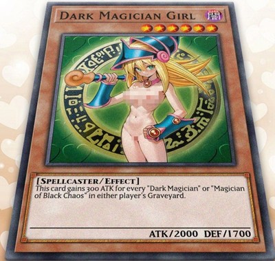 Orica Yugioh Sexy Dark Magician Girl  Fan Art None Halo  -image