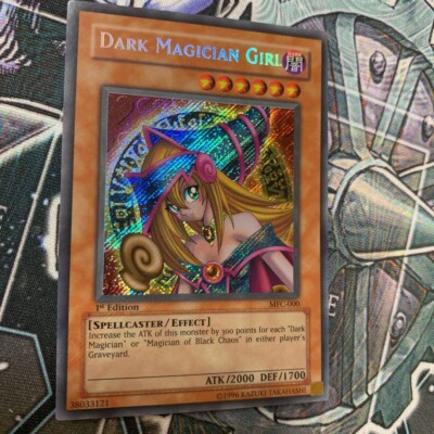 Yu-Gi-Oh! yugioh Dark Magician Girl Secret Rare MFC-000 Secret 1st Ed. English-image