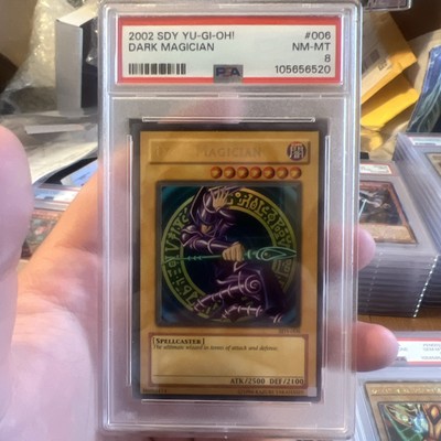 2002 Yu-Gi-Oh! Dark Magician SDY-006 Ultra Rare PSA 8 NM MT-image