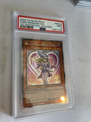 2024 YU-GI-OH! RA03 Dark Magician Girl 1st Edition- 5th Artwork Mint 9 #EN123-image