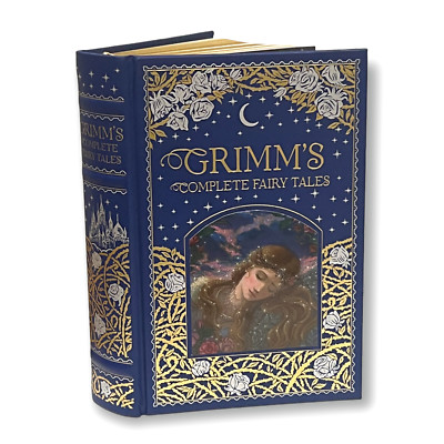 New GRIMM'S COMPLETE FAIRY TALES Deluxe Bonded Leather Illustrated Collectible-image