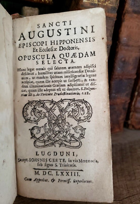 1673 SAINT AUGUSTINE SELECTED ESSAYS Bishop of Hippo and Doctor of Church-image