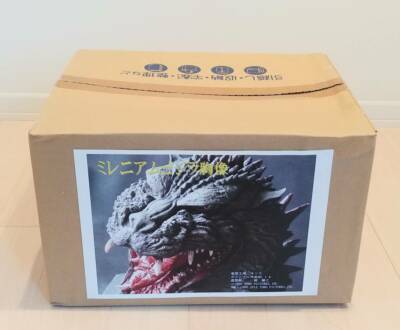 ZOKEI KOBO Millennium Godzilla Bust WF fes  Limited Resin Kit Figure FRP kit-image