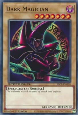 Yugioh! Dark Magician (G) - SBC1-ENG10 - Common - 1st Edition Near Mint, English-image