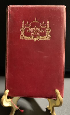 A Kipling Anthology  (Rudyard Kipling) ~ PROSE ~ 1922 ~ Leather bound ~ VG-image