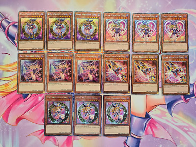 Yugioh Dark Magician Girl Platinum Secret Rare Master Playset RA03, RA04 NM-image