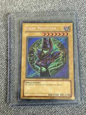 Yugioh! TCG - Dark Magician - BPT-007 - Secret Rare - HP / CREASED-image