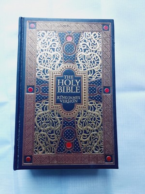 Holy Bible King James English Version Gustave Dore Illustrated Leather Bound Gif-image