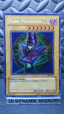 | Yugioh Dark Magician BPT-007 Secret Rare 2003 Collectors Tin  DMG 🔥 |-image